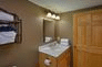 Private Master Bathroom in 2 bedroom cabin