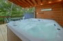 Private Hot Tub at 5 bedroom luxury cabin