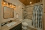 3 Full bathrooms in Pigeon Forge rental cabin